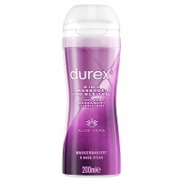 Masāžas gels un lubrikants 2in1 ar alveju 200 ml - Durex play