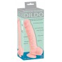 Realistlik dildo 24cm ihuvärvi - meditsiiniline silikoon