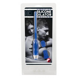 Vibrating silicone dilator hol