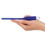 Vibrating silicone dilator hol