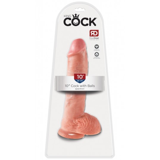 King Cock 10 Flesh dildo Toris