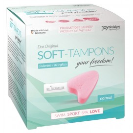 Īpaši tamponi bez diedziņa dažādām aktivitātēm 3 gab - Soft Tampons