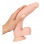 Klassikaline dildo 24cm ihuvärvi keskmine suurus - nature skin