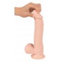 Klassikaline dildo 24cm ihuvärvi keskmine suurus - nature skin