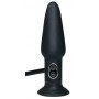 Piepūšams anālais vibrators - true black