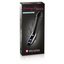 Reālistisks elektrostimulācijas vibrators melns - MyStim