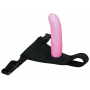 Strap-on dildo 16cm ø3.7cm ar biksītēm - Sweet Smile