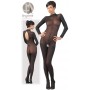 Catsuit with lace collar s/m