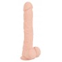 Klasiskais dildo 29,5cm miesas krāsa milzīgs - nature skin