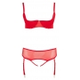 Bra set red 95e/2xl