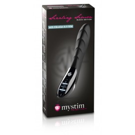 Teksturēts elektrostimulācijas vibrators melns - MyStim