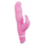 Vibrators ar klitora stimulatoru rozā - Sweet Smile