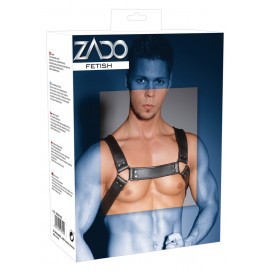 Leather chest harness