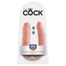 Kahepoolne dildo ihuvärvi 34,6 cm - king cock