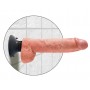 Reālistisks vibrējošs dildo 25cm miesas krāsa - KING COCK