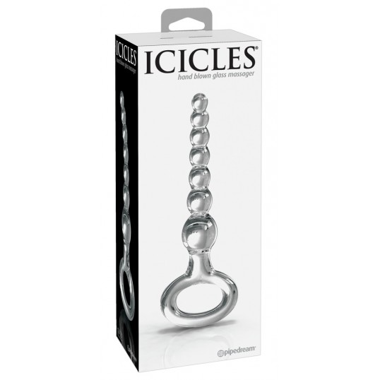 Анальные стеклянные бусы 20,5cm - Icicles 67