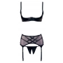 Shelf bra suspender set 80c/l