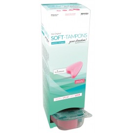 Īpaši mini tamponi bez diedziņa dažādām aktivitātēm 10 gab - Soft Tampons