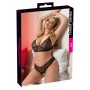 Bra and string black 2xl