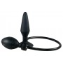 Piepūšams anālais aizbāznis true black inflatable plug