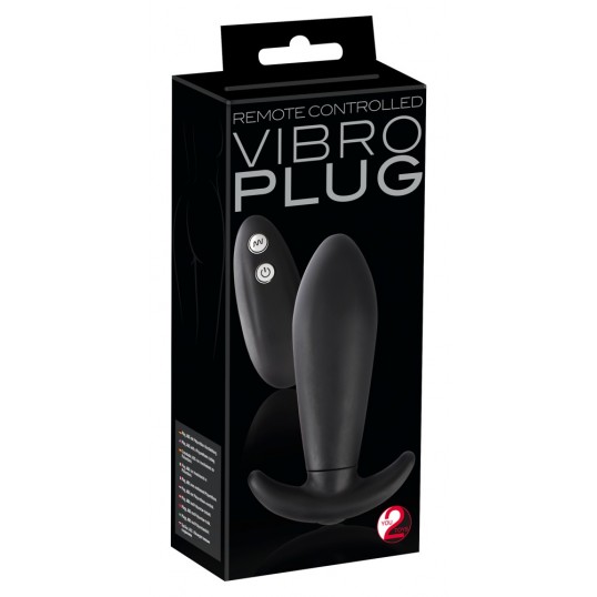 Анальная пробка y2t black rc vibro plug