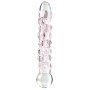 Eritiline dildo 17,8 cm läbipaistev klaas - icicles nr. 7