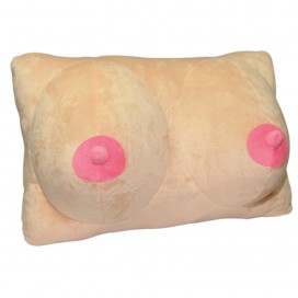 Plush pillow "breasts"