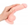 Realistlik dildo 18cm ihuvärvi - meditsiiniline silikoon