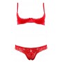 Half-cup bra set 75b/s