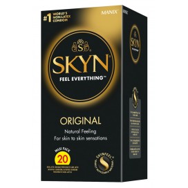 Тонкие презервативы без латекса 20 шт - Skyn Original