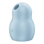 Kompakts gaisa klitora pulsators ar vibrāciju SATISFYER Pro To Go 1 zils