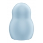 Kompakts gaisa klitora pulsators ar vibrāciju SATISFYER Pro To Go 1 zils