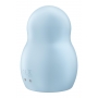 Kompakts gaisa klitora pulsators ar vibrāciju SATISFYER Pro To Go 1 zils