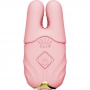 Wireless Vibrating Nipple Clamps - Zalo - Nave Coral Pink