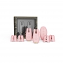 Wireless Vibrating Nipple Clamps - Zalo - Nave Coral Pink