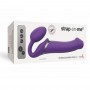 Strap-On-Me - Vibrating Bendable Strap-On L Purple