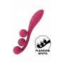 Multivibraator kolme punktiga - SATISFYER TRI BALL 1 punane