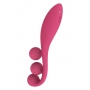 Multivibraator kolme punktiga - SATISFYER TRI BALL 1 punane