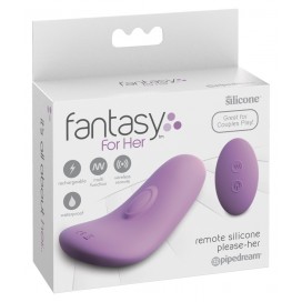 Uzliekams biksīšu vibrators ar tālvadības pulti - Fantasy For Her