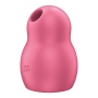 Компактный воздушный стимулятор клитора с вибрацией SATISFYER Pro To Go 1 красный