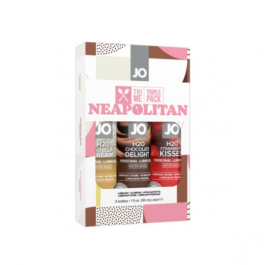 Oral glide Triple Pack Neapolitan - System JO 3x 30ml