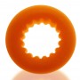 Oxballs - Axis Rib Griphold Cockring Orange Ice