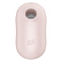 Kompakts gaisa klitora pulsators ar vibrāciju SATISFYER Pro To Go 2 smilšu krāsā