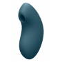 Kompakts gaisa klitora pulsators ar vibrāciju SATISFYER Vulva Lover 2 zils