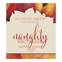 Flavoured lubricant naugty Nectarines - Intimate Earth 3 ml