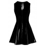 Vinyl Dress with Lace S