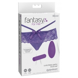 Biksīšu vibrators ar mežģīņu biksītēm - Fantasy For Her