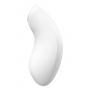 Kompakts gaisa klitora pulsators ar vibrāciju SATISFYER Vulva Lover 2 balts