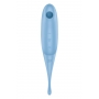 GAISA PULSATORS/EROGĒNO ZONU VIBRATORS - SATISFYER TWIRLING PRO gaiši zils