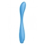 Paindlik G-punkti vibraator koos rakendusega sinine - SATISFYER G-SPOT FLEX 4+